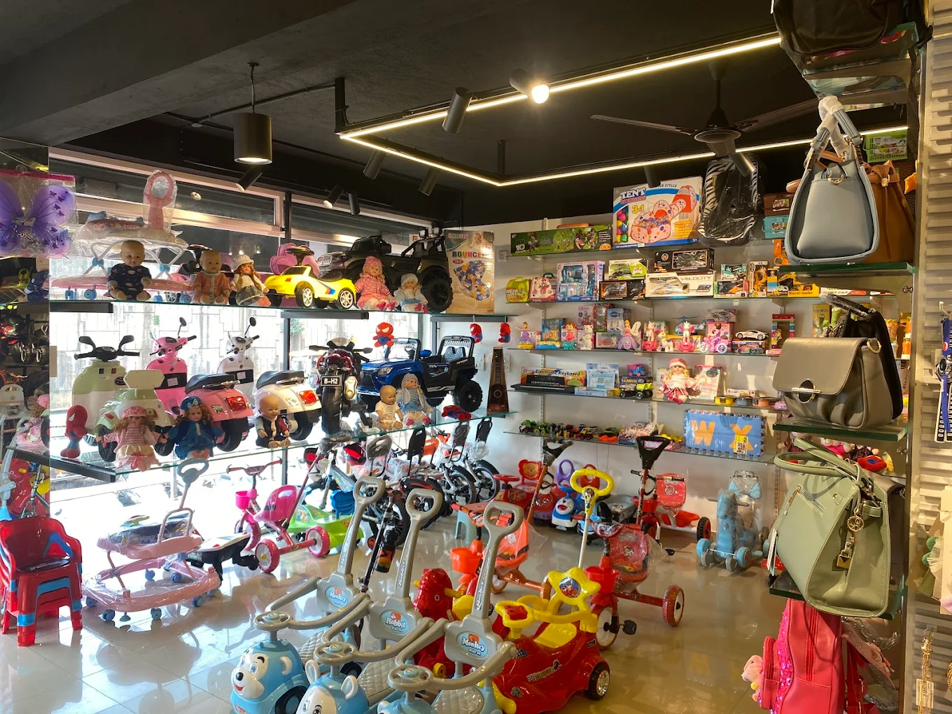 AVVA Baby Care store interior, baby clothes display